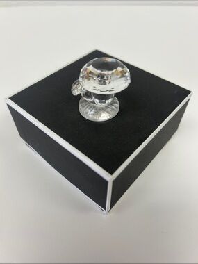 Vintage 1990’s retired SWAROVSKI crystal “Mushroom “ with swan logo